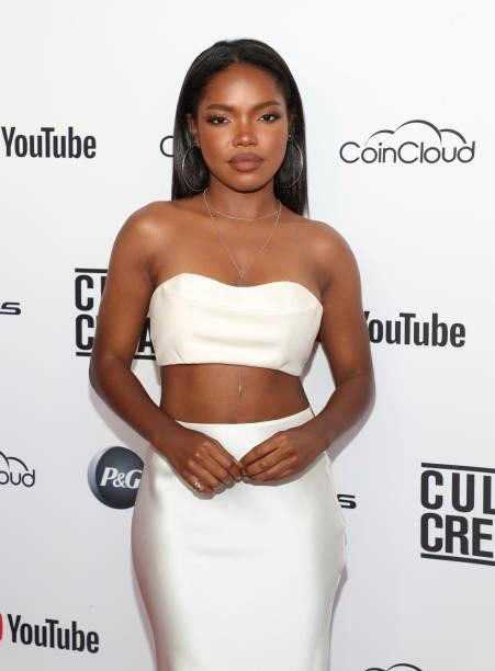 Ryan Destiny attends the Culture Creators Innovators & Leaders Awards at The Beverly Hilton on June 26, 2021 in Beverly Hills, California.