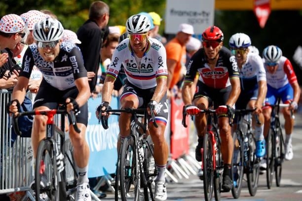 Peter Sagan of Slovakia and Team BORA - Hansgrohe during the 108th Tour de France 2021, Stage 2 a 183,5km stage from Perros-Guirec to Mûr-de-Bretagne...