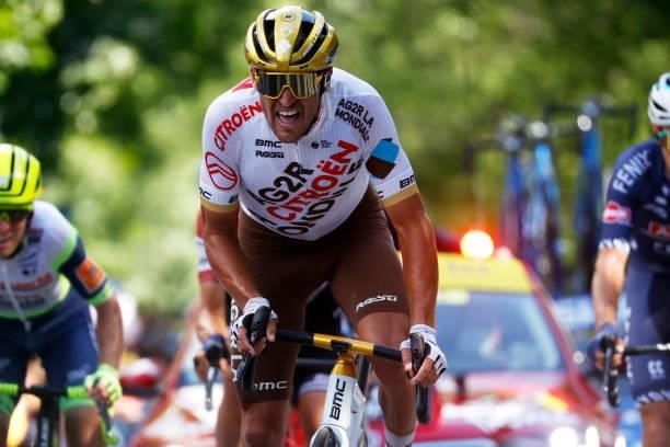 Greg Van Avermaet of Belgium and AG2R Citroën Team during the 108th Tour de France 2021, Stage 2 a 183,5km stage from Perros-Guirec to...