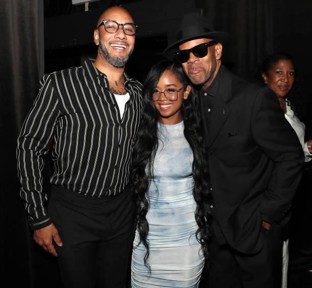 Swizz Beatz, H.E.R. And Jimmy Jam attend the Culture Creators Innovators & Leaders Awards at The Beverly Hilton on June 26, 2021 in Beverly Hills,...