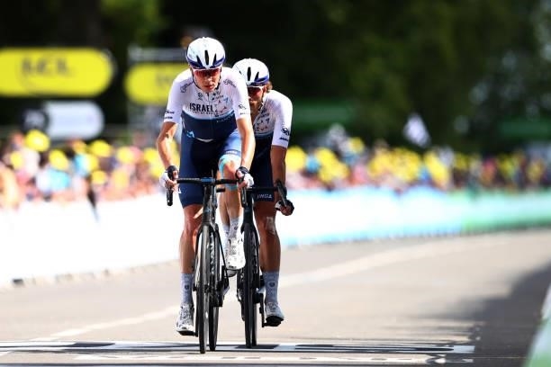 Chris Froome of The United Kingdom and Team Israel Start-Up Nation at arrival during the 108th Tour de France 2021, Stage 2 a 183,5km stage from...