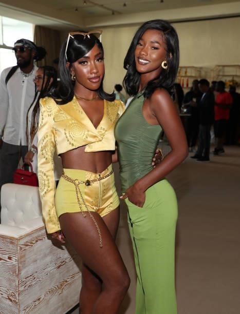 Sevyn Streeter and Mariama Diallo attend the Culture Creators Innovators & Leaders Awards at The Beverly Hilton on June 26, 2021 in Beverly Hills,...