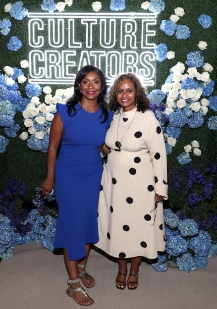 Joi Brown and Shanti Das attend the Culture Creators Innovators & Leaders Awards at The Beverly Hilton on June 26, 2021 in Beverly Hills, California.