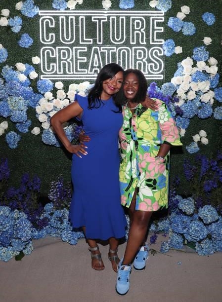 Joi Brown and Phylicia Fant attend the Culture Creators Innovators & Leaders Awards at The Beverly Hilton on June 26, 2021 in Beverly Hills,...