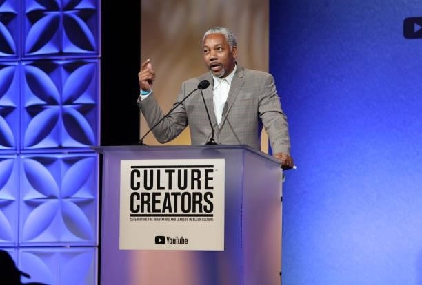 Royale Watkins speaks during the Culture Creators Innovators & Leaders Awards at The Beverly Hilton on June 26, 2021 in Beverly Hills, California.