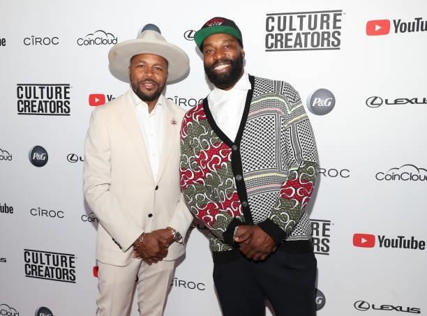 Nice and Baron Davis attend the Culture Creators Innovators & Leaders Awards at The Beverly Hilton on June 26, 2021 in Beverly Hills, California.