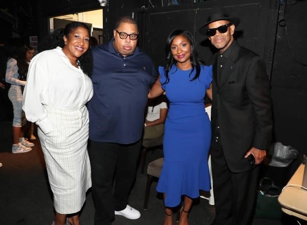 Jeanine McClean, Jeff Robinson, Joi Brown and Jimmy Jam attend the Culture Creators Innovators & Leaders Awards at The Beverly Hilton on June 26,...