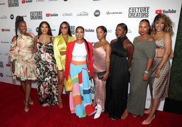 Camille Binder, Alaina Smith, Miss Diddy, Ingrid Best, Anna Mia, Chloe Moyo, Brittany Dunn and Rachel Cook attend the Culture Creators Innovators &...
