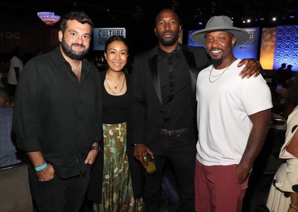 Agents Zach Iser and Caroline Yim, Ezekiel Lewis of Epic Records and Jeriel Johnson of the Grammys attends the Culture Creators Innovators & Leaders...