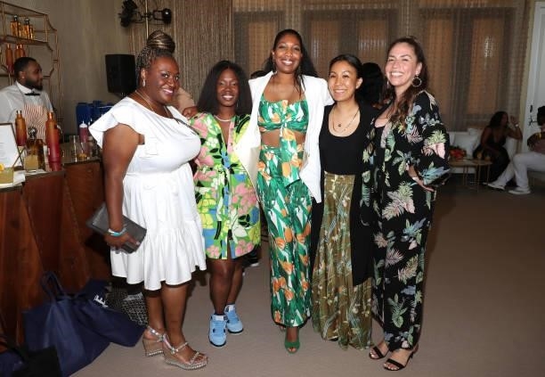 Mjeema Pickett, Phylicia Fant, Marquetta Moore, Caroline Yim and Erika Montez attend the Culture Creators Innovators & Leaders Awards at The Beverly...