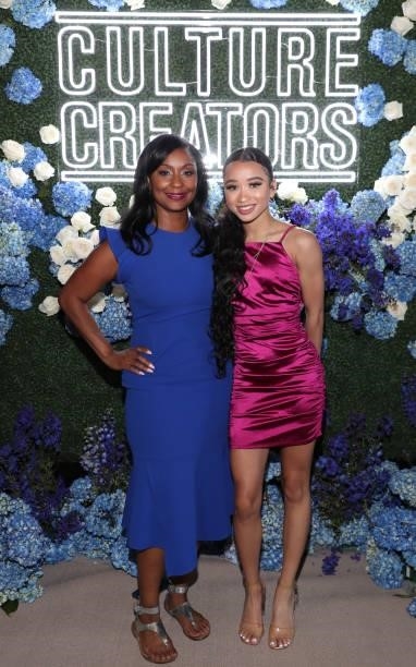 Joi Brown and Jasmin Corley attend the Culture Creators Innovators & Leaders Awards at The Beverly Hilton on June 26, 2021 in Beverly Hills,...