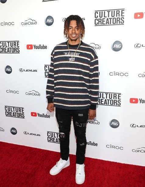 Tril attends the Culture Creators Innovators & Leaders Awards at The Beverly Hilton on June 26, 2021 in Beverly Hills, California.