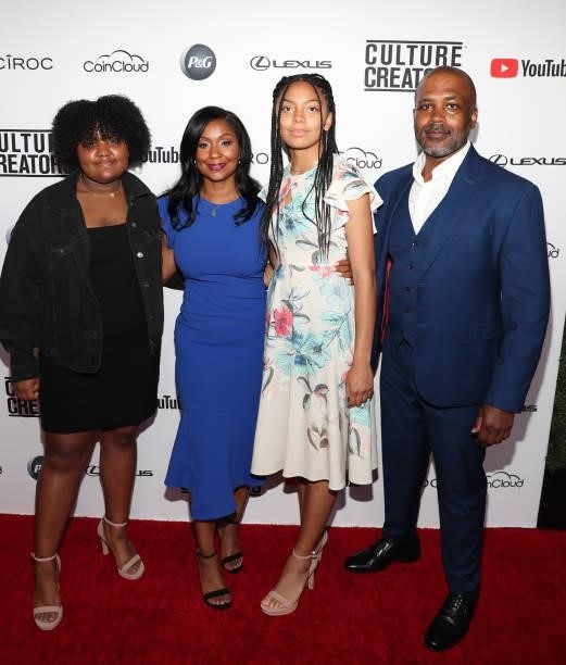 Sydney, Joi Brown, Kennedy and Howard Lindsay attend the Culture Creators Innovators & Leaders Awards at The Beverly Hilton on June 26, 2021 in...