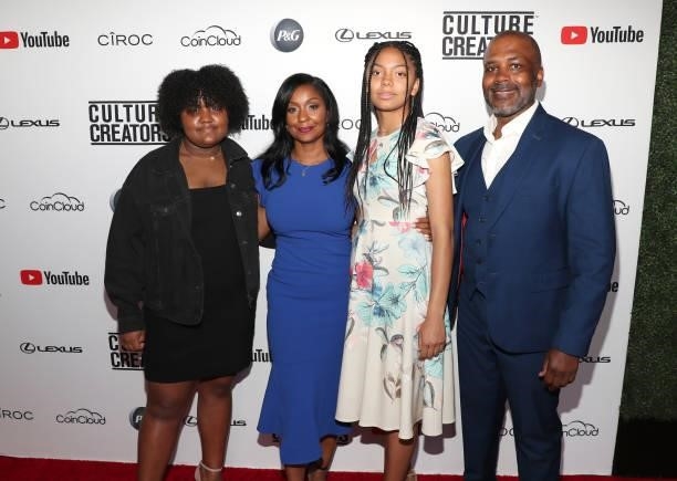 Sydney, Joi Brown, Kennedy and Howard Lindsay attend the Culture Creators Innovators & Leaders Awards at The Beverly Hilton on June 26, 2021 in...