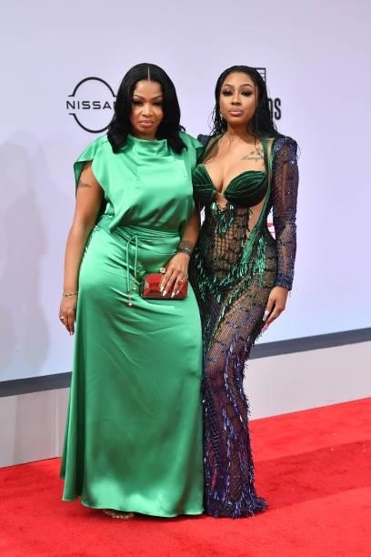 Keenya Young and Yung Miami attend the BET Awards 2021 at Microsoft Theater on June 27, 2021 in Los Angeles, California.