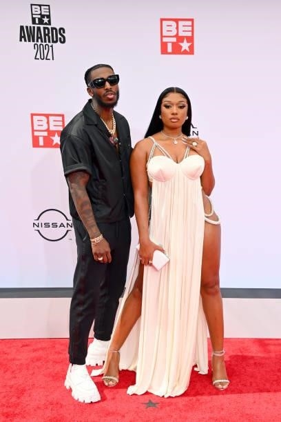 Megan Thee Stallion attends the BET Awards 2021 at Microsoft Theater on June 27, 2021 in Los Angeles, California.