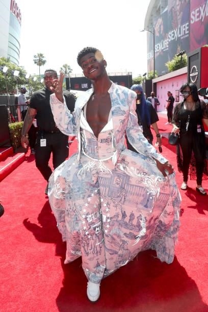Lil Nas X attends the BET Awards 2021 at Microsoft Theater on June 27, 2021 in Los Angeles, California.