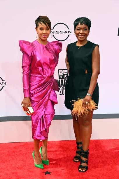 Lyte and Lynn Richardson attend the BET Awards 2021 at Microsoft Theater on June 27, 2021 in Los Angeles, California.
