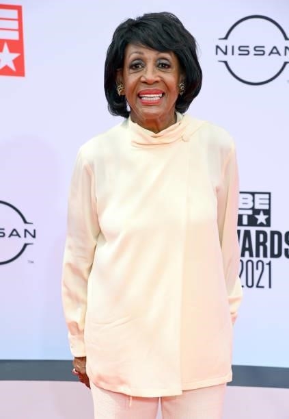 Congresswoman Maxine Waters attends the BET Awards 2021 at Microsoft Theater on June 27, 2021 in Los Angeles, California.