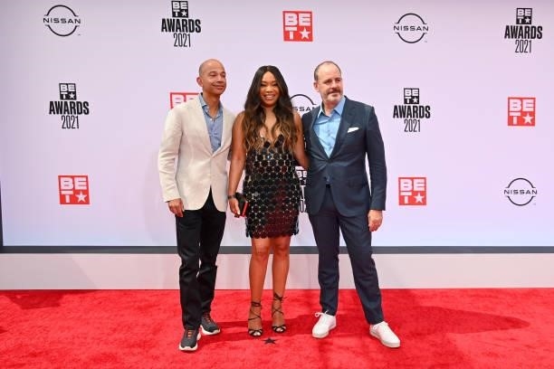 President of BET Networks Scott M. Mills, Executive Vice President of Specials, Music Programming & Music Strategy for BET Constance M. Orlando, and...