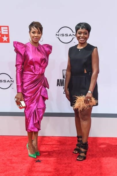 Lyte and Dr. Lynn Richardson attend the 2021 BET Awards at the Microsoft Theater on June 27, 2021 in Los Angeles, California.