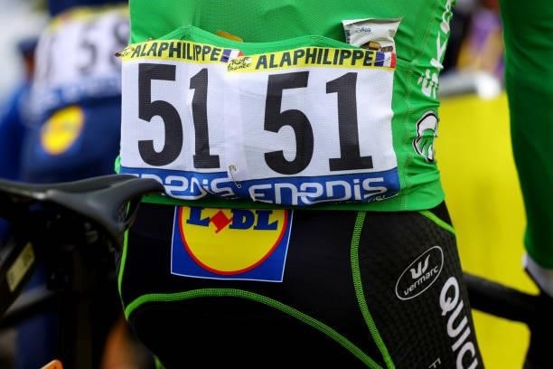 Julian Alaphilippe of France and Team Deceuninck - Quick-Step Green Points Jersey during the 108th Tour de France 2021, Stage 3 a 182,9km stage from...