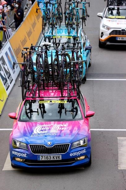 Car of Team EF Education - Nippo at start city during the 108th Tour de France 2021, Stage 3 a 182,9km stage from Lorient to Pontivy / @LeTour /...