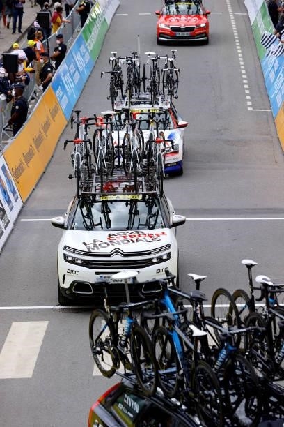 Car of AG2R Citroën Team at start city during the 108th Tour de France 2021, Stage 3 a 182,9km stage from Lorient to Pontivy / @LeTour / #TDF2021 /...