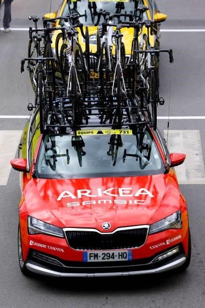 Car of Team Arkéa Samsic at start city during the 108th Tour de France 2021, Stage 3 a 182,9km stage from Lorient to Pontivy / @LeTour / #TDF2021 /...