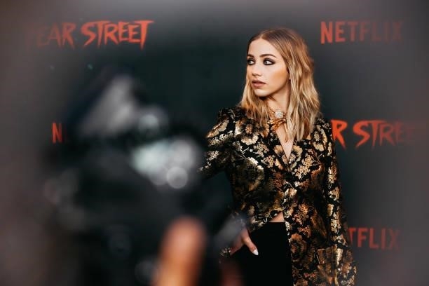 Emily Rudd attends the premiere of Netflix's "Fear Street Trilogy
