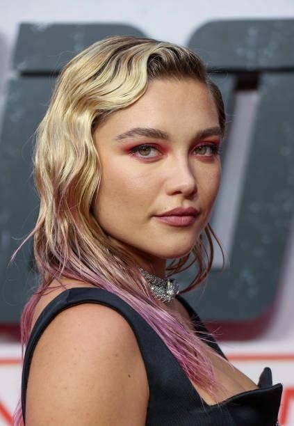 Florence Pugh attends the "Black Widow