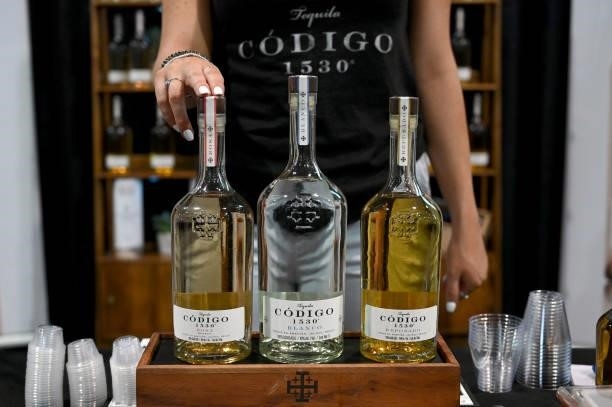 Codigo Tequila is seen during Day 2 of the 35th Annual Nightclub & Bar Show and World Tea Expo at the Las Vegas Convention Center on June 29, 2021 in...