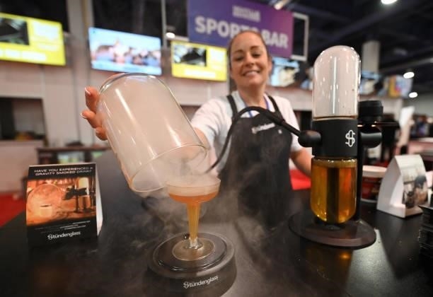 The Sports Bar is seen during Day 2 of the 35th Annual Nightclub & Bar Show and World Tea Expo at the Las Vegas Convention Center on June 29, 2021 in...