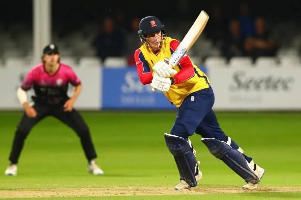 Michael Pepper of Essex Eagles bats during the Vitality T20 Blast match between Essex Eagles and Somerset CCC at Cloudfm County Ground on June 29,...