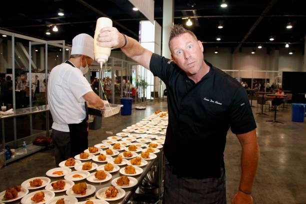 Chef Kevin Des Chenes is seen during Day 2 of the 35th Annual Nightclub & Bar Show and World Tea Expo at the Las Vegas Convention Center on June 29,...