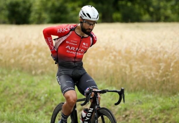 Nacer Bouhanni of France and Team Arkea - Samsic during stage 4 of the 108th Tour de France 2021, a stage of 150 km from Redon to Fougeres / @LeTour...