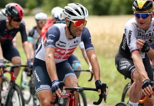 Vincenzo Nibali of Italy and Trek - Segafredo during stage 4 of the 108th Tour de France 2021, a stage of 150 km from Redon to Fougeres / @LeTour /...