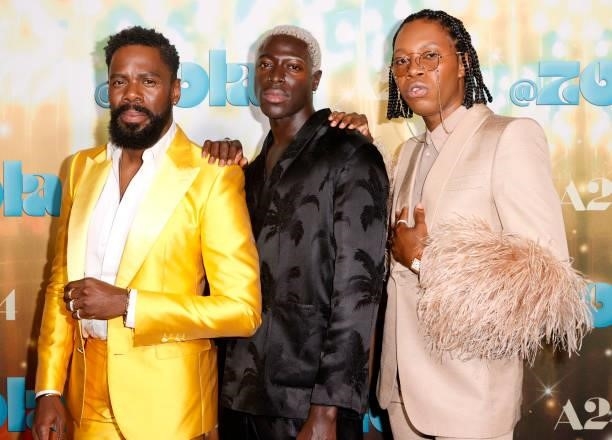 Colman Domingo, Moses Sumney and Jeremy O. Harris attend the Los Angeles Special Screening Of "Zola