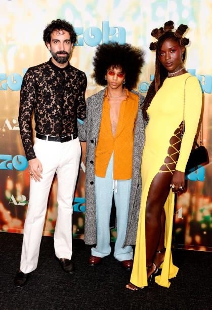 Arvand Khosravi, Janaya Future Khan and Jodie Turner-Smith attend the Los Angeles Special Screening Of "Zola