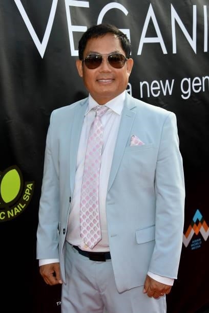 Chris Luong attends a Grand Opening of Veganic Nail Spa at Veganic Nail Spa on June 29, 2021 in Costa Mesa, California.