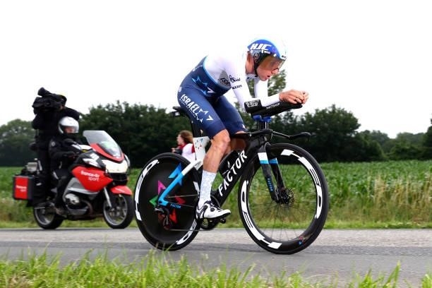 Michael Woods of Canada and Team Israel Start-Up Nation during the 108th Tour de France 2021, Stage 5 a 27,2km Individual Time Trial stage from...