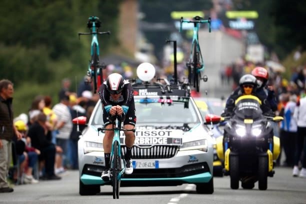 Luke Durbridge of Australia and Team BikeExchange during the 108th Tour de France 2021, Stage 5 a 27,2km Individual Time Trial stage from Changé to...