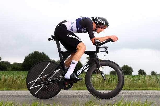Max Walscheid of Germany and Team Qhubeka NextHash during the 108th Tour de France 2021, Stage 5 a 27,2km Individual Time Trial stage from Changé to...