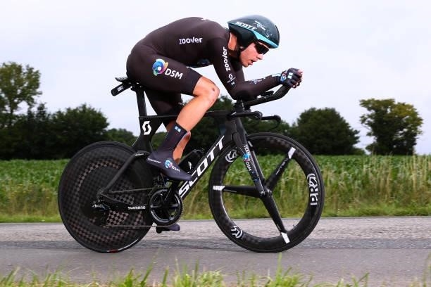 Casper Pedersen of Denmark and Team DSM during the 108th Tour de France 2021, Stage 5 a 27,2km Individual Time Trial stage from Changé to Laval...
