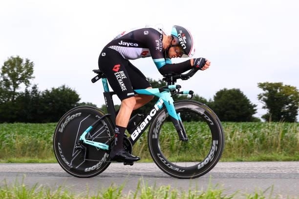 Christopher Juul-Jensen of Denmark and Team BikeExchange during the 108th Tour de France 2021, Stage 5 a 27,2km Individual Time Trial stage from...