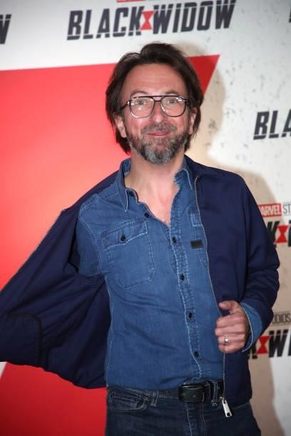 Alex Jaffray attends the “Black Widow” Paris Gala Screening at cinema Le Grand Rex on June 30, 2021 in Paris, France.