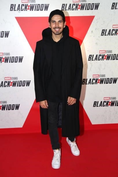 Michaël Canitrot attends the “Black Widow” Paris Gala Screening at cinema Le Grand Rex on June 30, 2021 in Paris, France.