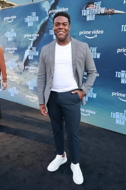 Sam Richardson attends the premiere of Amazon's "The Tomorrow War