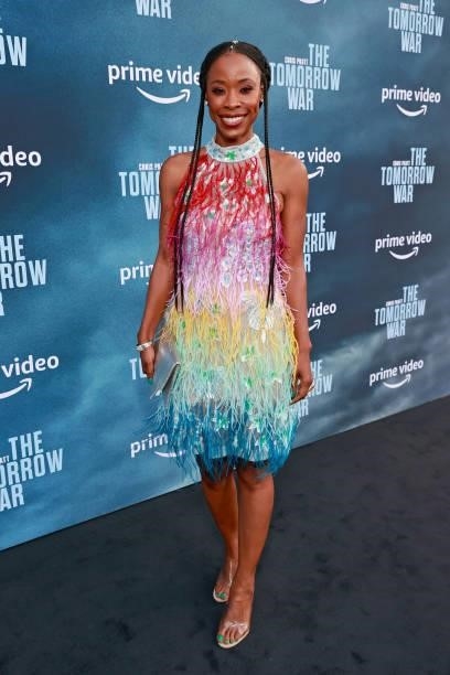 Karimah Westbrook attends the premiere of Amazon's "The Tomorrow War