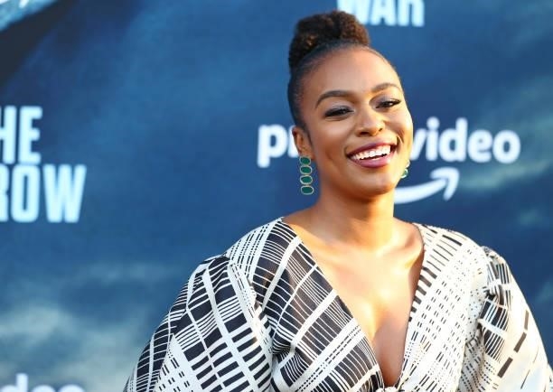 Nomzamo Mbatha attends the premiere of Amazon's "The Tomorrow War